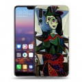 Дизайнерский силиконовый с усиленными углами чехол для Huawei P20 Pro