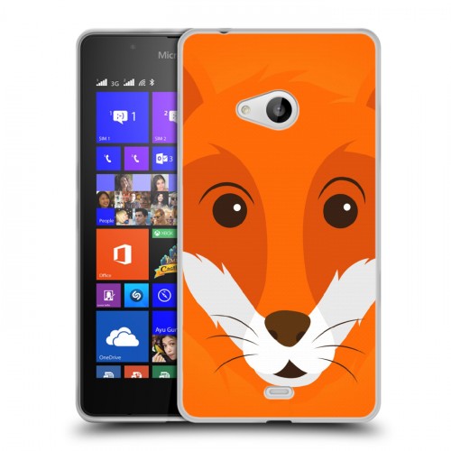 Дизайнерский пластиковый чехол для Microsoft Lumia 540 Эмоциональные морды