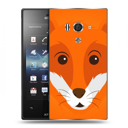 Дизайнерский пластиковый чехол для Sony Xperia acro S Эмоциональные морды