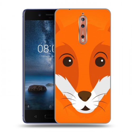 Дизайнерский пластиковый чехол для Nokia 8 Эмоциональные морды