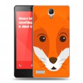 Дизайнерский силиконовый чехол для Xiaomi RedMi Note Эмоциональные морды