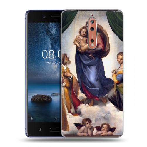 Дизайнерский пластиковый чехол для Nokia 8