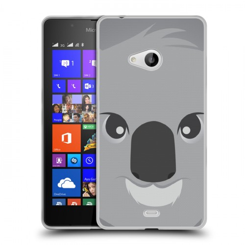 Дизайнерский пластиковый чехол для Microsoft Lumia 540 Эмоциональные морды