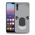 Дизайнерский силиконовый с усиленными углами чехол для Huawei P20 Pro Эмоциональные морды