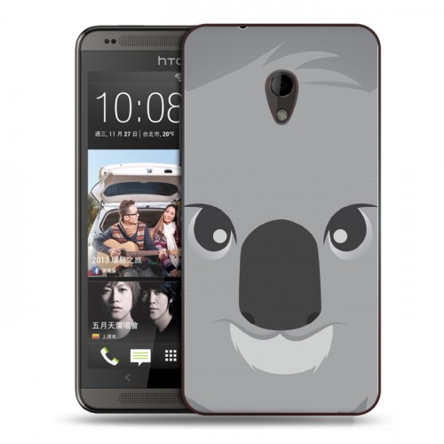 Дизайнерский пластиковый чехол для HTC Desire 700 Эмоциональные морды