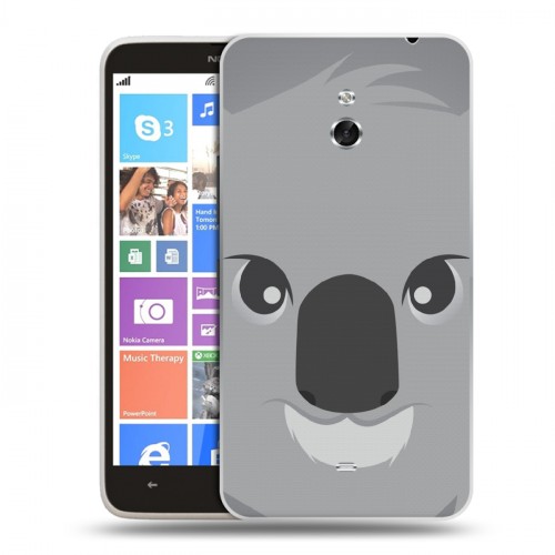 Дизайнерский пластиковый чехол для Nokia Lumia 1320 Эмоциональные морды