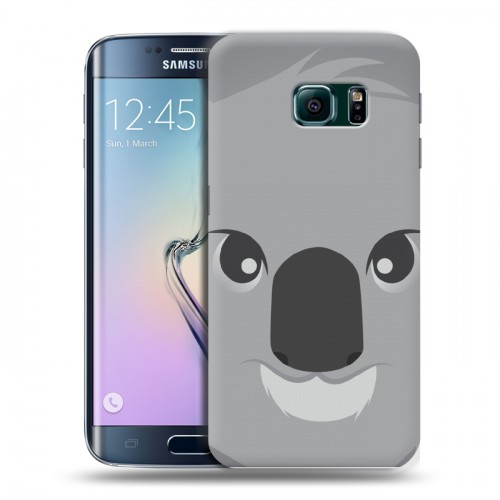 Дизайнерский пластиковый чехол для Samsung Galaxy S6 Edge Эмоциональные морды