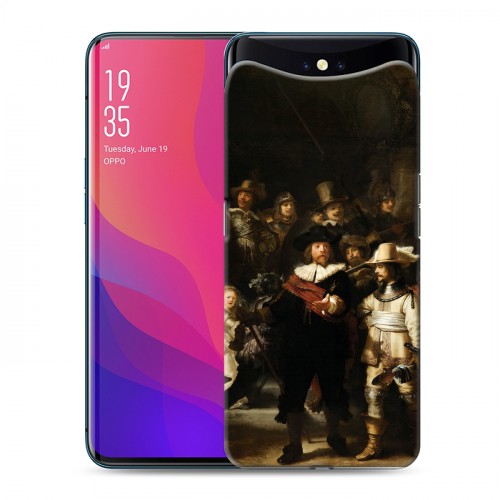 Дизайнерский силиконовый чехол для OPPO Find X