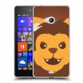 Дизайнерский пластиковый чехол для Microsoft Lumia 540 Эмоциональные морды