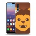 Дизайнерский силиконовый с усиленными углами чехол для Huawei P20 Pro Эмоциональные морды