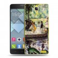 Дизайнерский пластиковый чехол для Alcatel One Touch Idol X