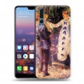 Дизайнерский силиконовый с усиленными углами чехол для Huawei P20 Pro