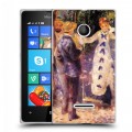 Дизайнерский пластиковый чехол для Microsoft Lumia 435