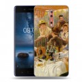 Дизайнерский пластиковый чехол для Nokia 8