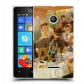 Дизайнерский пластиковый чехол для Microsoft Lumia 435