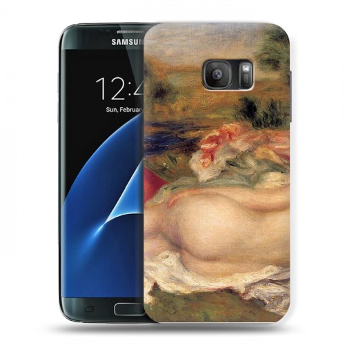 Дизайнерский силиконовый с усиленными углами чехол для Samsung Galaxy S7