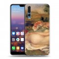 Дизайнерский силиконовый с усиленными углами чехол для Huawei P20 Pro