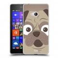 Дизайнерский пластиковый чехол для Microsoft Lumia 540 Эмоциональные морды