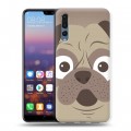 Дизайнерский силиконовый с усиленными углами чехол для Huawei P20 Pro Эмоциональные морды