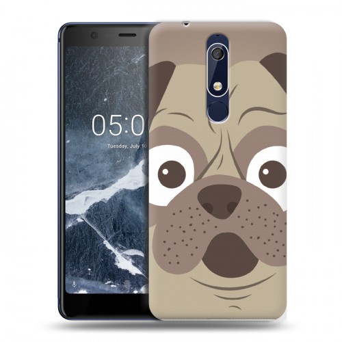 Дизайнерский пластиковый чехол для Nokia 5.1 Эмоциональные морды