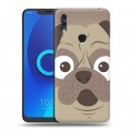 Дизайнерский силиконовый чехол для Alcatel 5V Эмоциональные морды