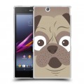 Дизайнерский пластиковый чехол для Sony Xperia Z Ultra  Эмоциональные морды