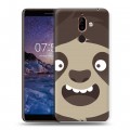 Дизайнерский пластиковый чехол для Nokia 7 Plus Эмоциональные морды