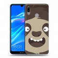 Дизайнерский пластиковый чехол для Huawei Y6 (2019) Эмоциональные морды