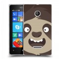 Дизайнерский пластиковый чехол для Microsoft Lumia 435 Эмоциональные морды