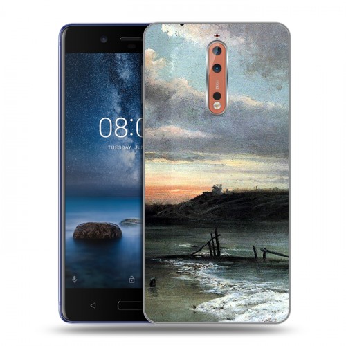 Дизайнерский пластиковый чехол для Nokia 8