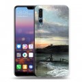 Дизайнерский силиконовый с усиленными углами чехол для Huawei P20 Pro