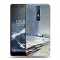 Дизайнерский пластиковый чехол для Nokia 5.1