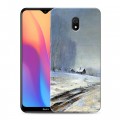 Дизайнерский силиконовый с усиленными углами чехол для Xiaomi RedMi 8A