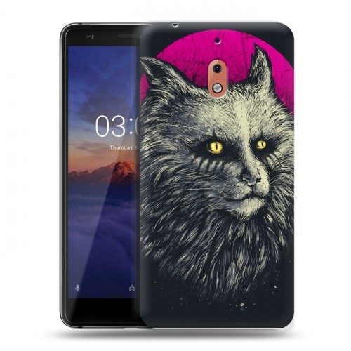 Дизайнерский силиконовый чехол для Nokia 2.1 Мистические кошки