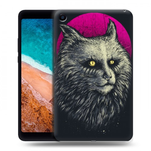 Дизайнерский силиконовый чехол для Xiaomi Mi Pad 4 Мистические кошки