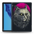 Дизайнерский силиконовый чехол для Huawei MediaPad T5 Мистические кошки