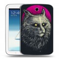 Дизайнерский силиконовый чехол для Samsung Galaxy Note 8.0 Мистические кошки