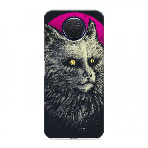 Дизайнерский силиконовый чехол для Nokia G20 Мистические кошки