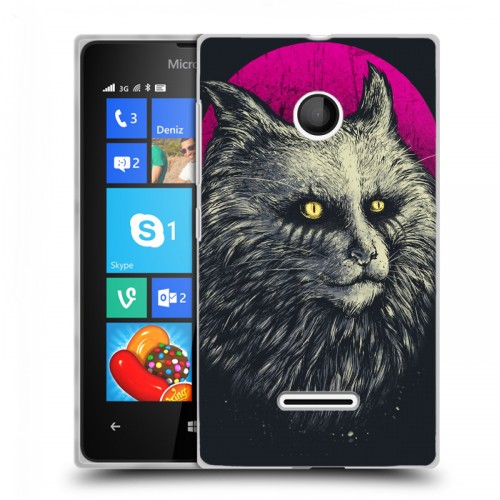 Дизайнерский пластиковый чехол для Microsoft Lumia 435 Мистические кошки