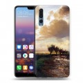 Дизайнерский силиконовый с усиленными углами чехол для Huawei P20 Pro