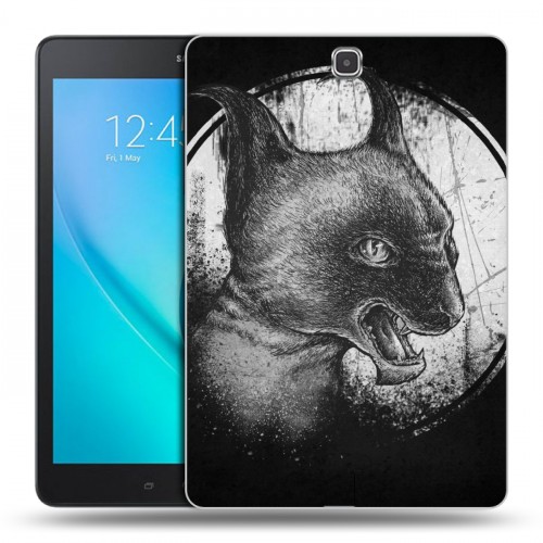 Дизайнерский силиконовый чехол для Samsung Galaxy Tab A 9.7 Мистические кошки