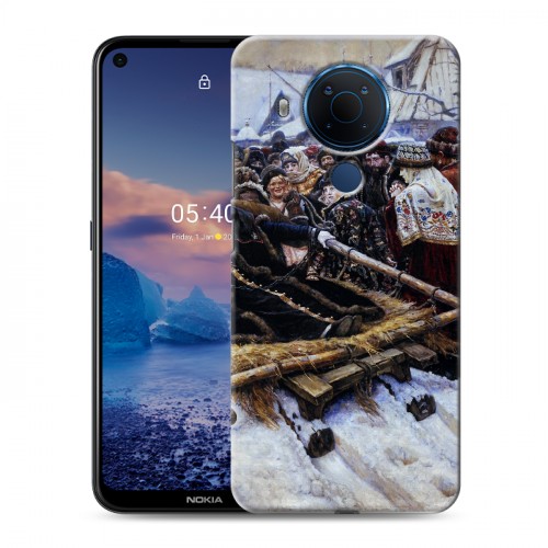 Дизайнерский силиконовый чехол для Nokia 5.4