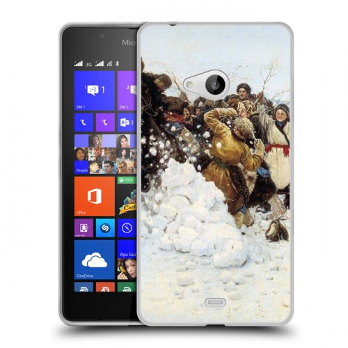 Дизайнерский пластиковый чехол для Microsoft Lumia 540