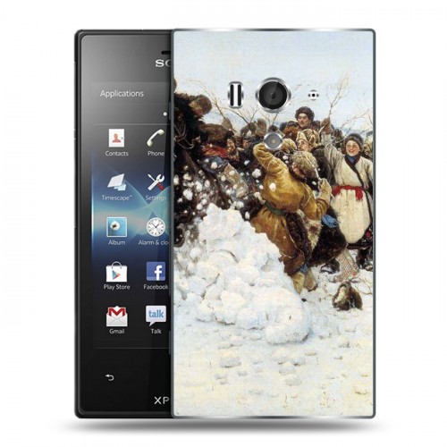 Дизайнерский пластиковый чехол для Sony Xperia acro S