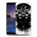 Дизайнерский пластиковый чехол для Nokia 7 Plus Мистические кошки