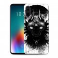 Дизайнерский силиконовый чехол для Meizu 16T Мистические кошки