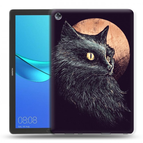 Дизайнерский силиконовый чехол для Huawei MediaPad M5 10.8 Мистические кошки