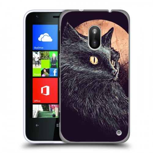 Дизайнерский пластиковый чехол для Nokia Lumia 620 Мистические кошки