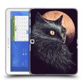 Дизайнерский силиконовый чехол для Samsung Galaxy Tab 4 10.1 Мистические кошки