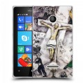 Дизайнерский пластиковый чехол для Microsoft Lumia 435